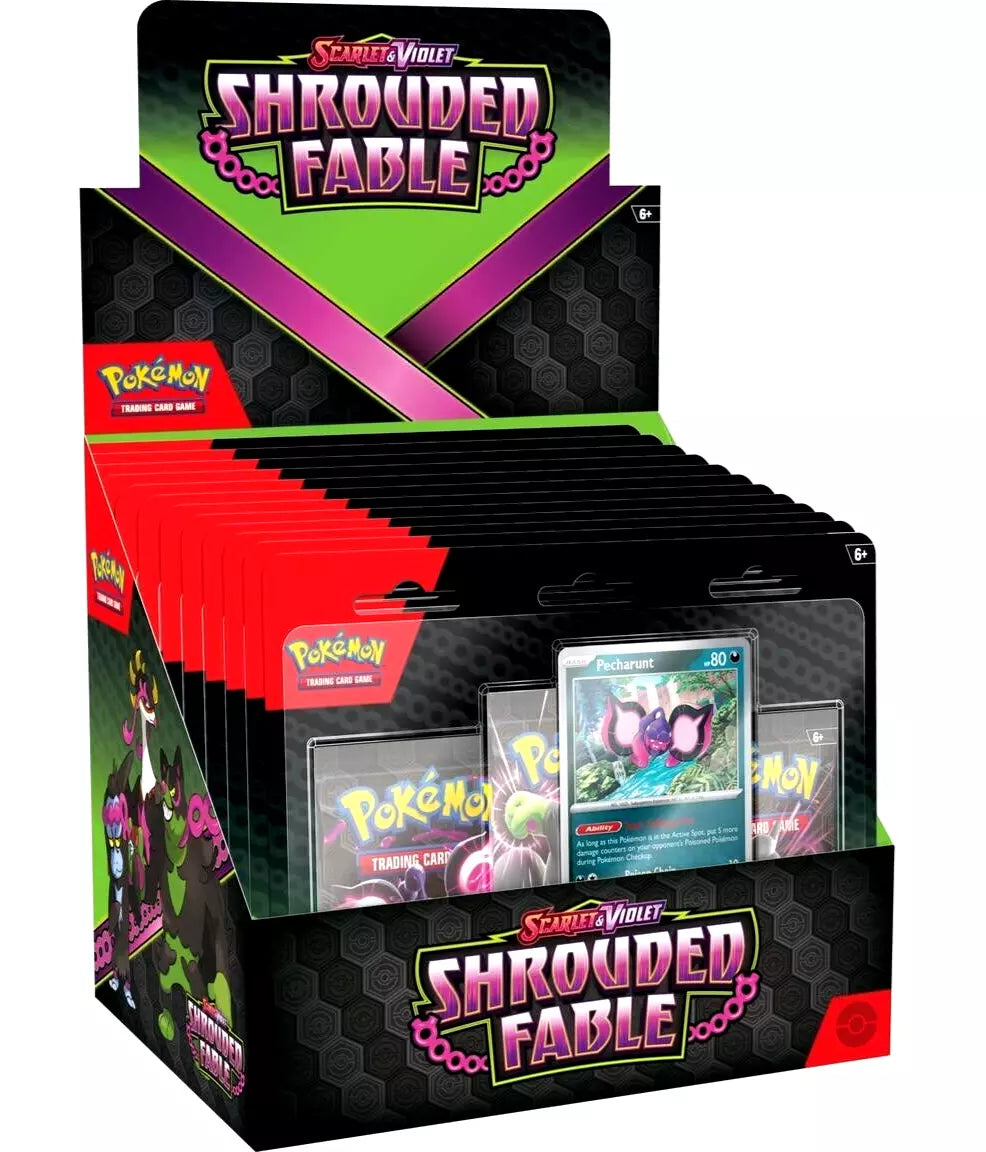 12x Shrouded Fable 3 Pack Blister Pecharunt