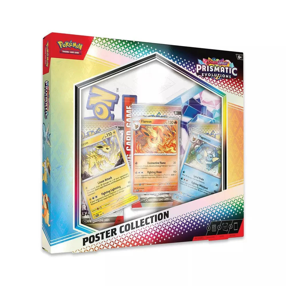 Pokémon TCG: Scarlet & Violet - Prismatic Evolutions - Poster Collection Collection Corgi Card House