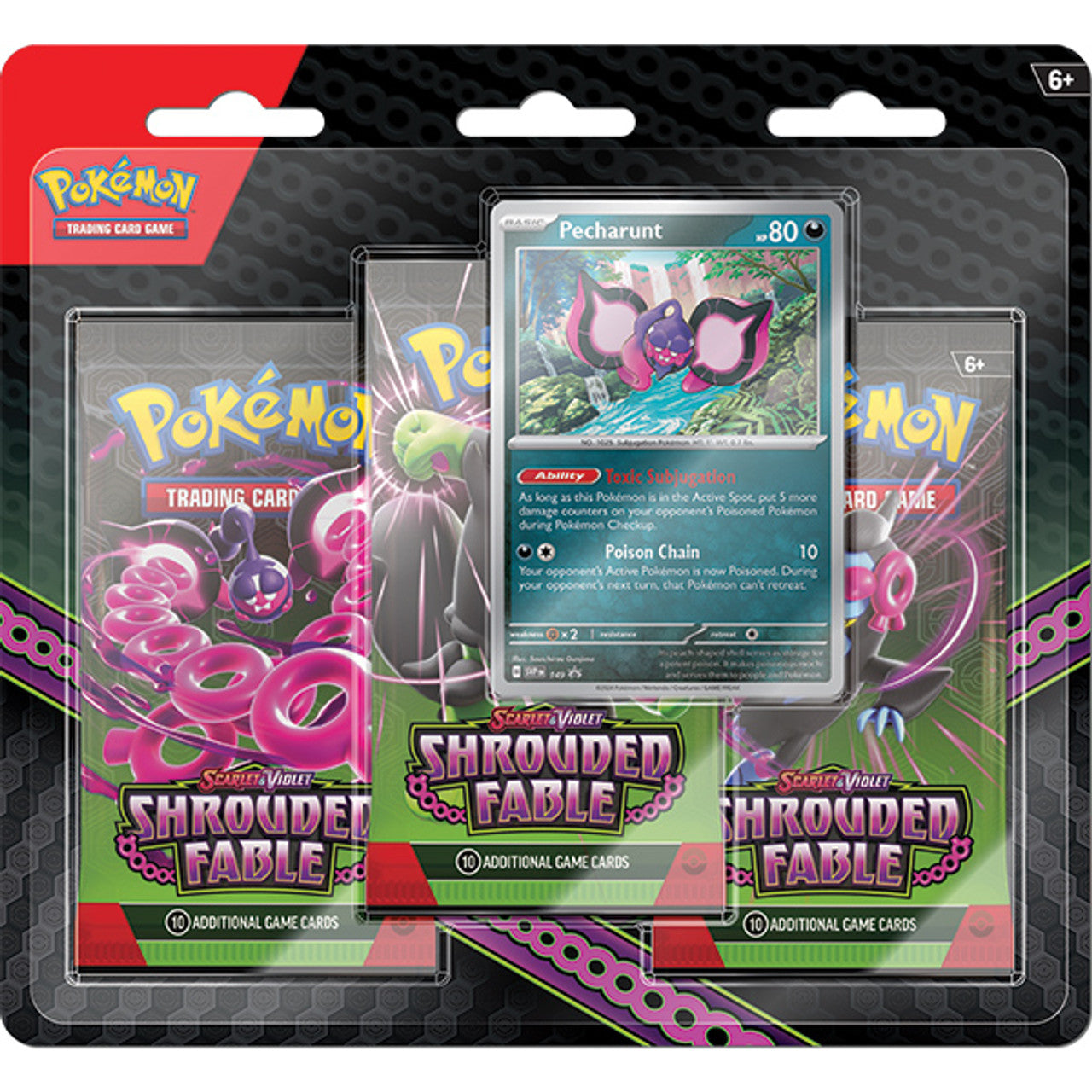 12x Shrouded Fable 3 Pack Blister Pecharunt