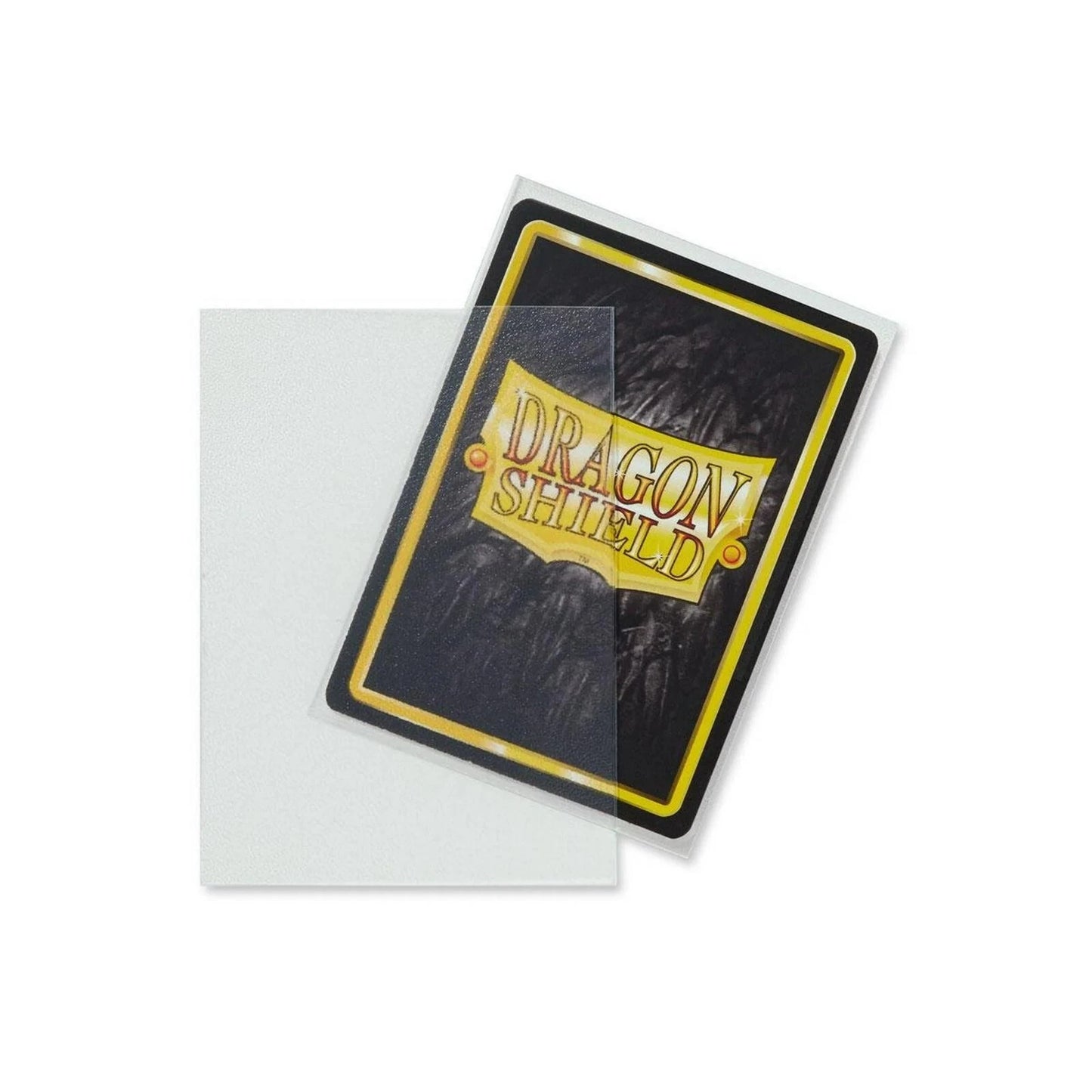 Matte Clear Case Display Dragon Shield Standard Size Sleeves - 10 Packs