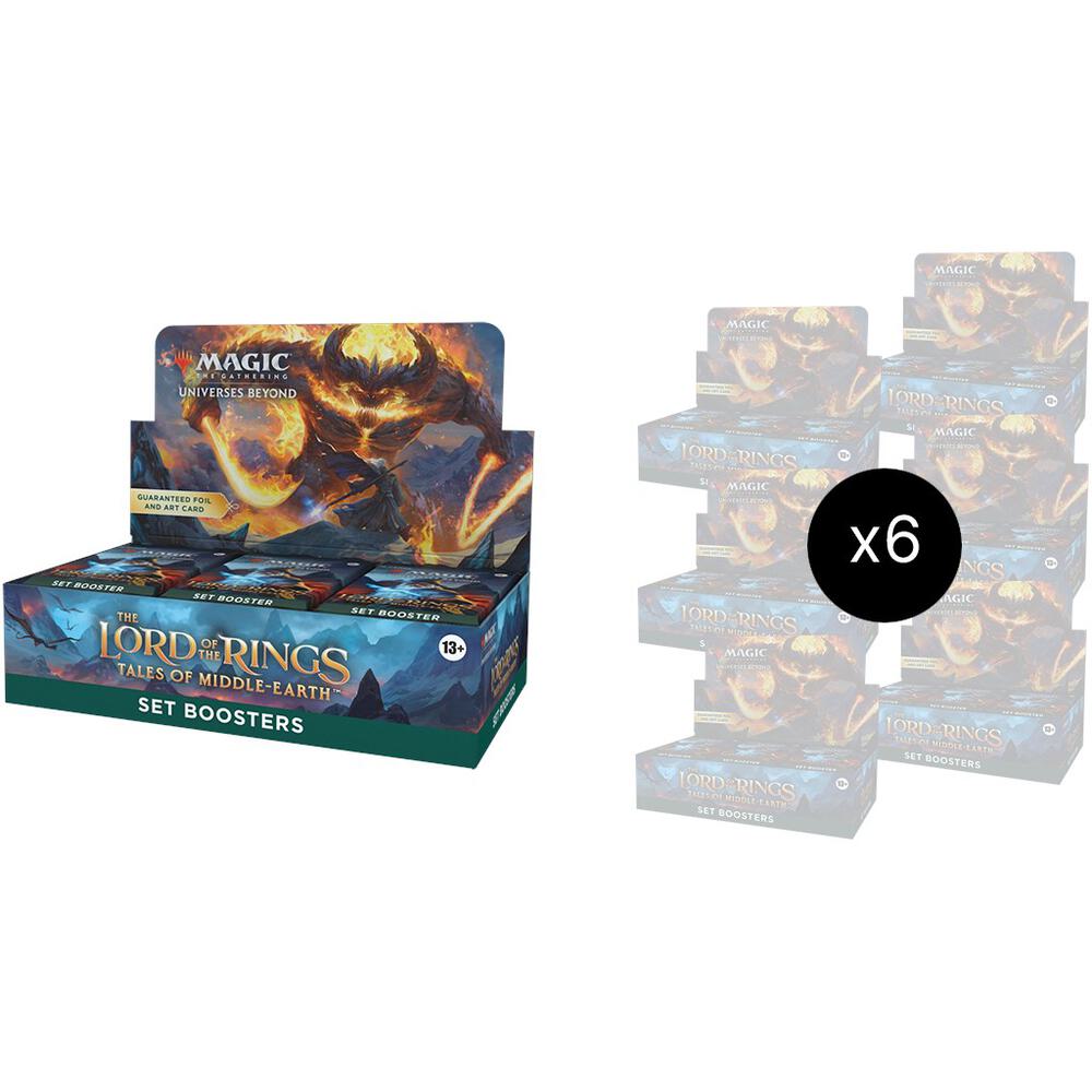 6x Universes Beyond The Lord of the Rings Tales of Middle earth Set Booster Box